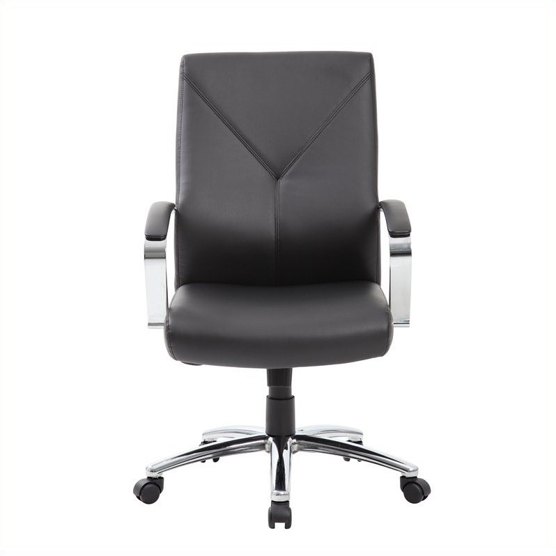 UrbanPro LeatherPlus Executive Office Chair in Black