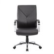 UrbanPro LeatherPlus Executive Office Chair in Black