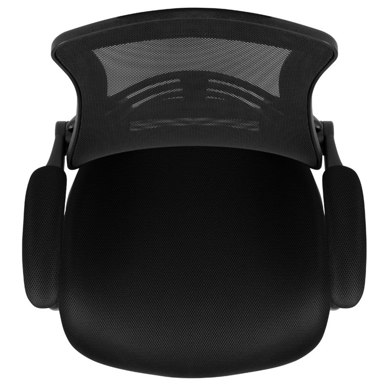 UrbanPro Mid-Back Mesh Office Chair in Black
