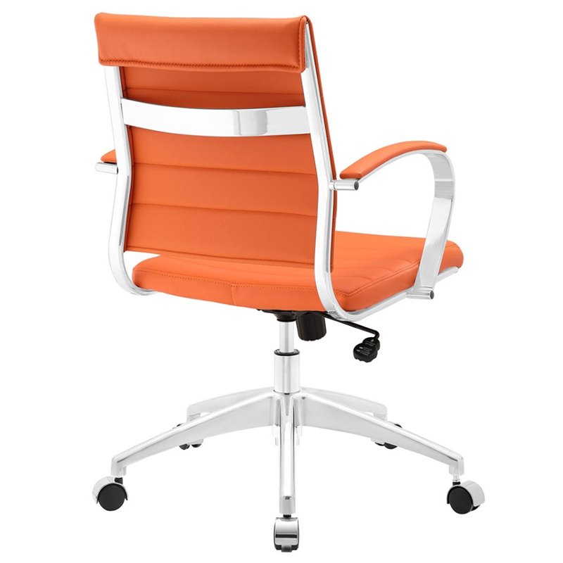 UrbanPro Modern Mid Back Office Chair in Orange
