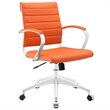 UrbanPro Modern Mid Back Office Chair in Orange