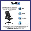 UrbanPro Transitional High Back Swivel Office Chair in Black