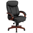 UrbanPro High Back Leather Swivel Office Chair in Black