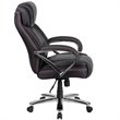 UrbanPro Contemporary Big and Tall Leather Office Chair In Black