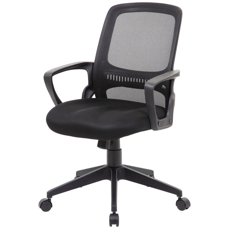 UrbanPro Mesh Swivel Office Chair in Black