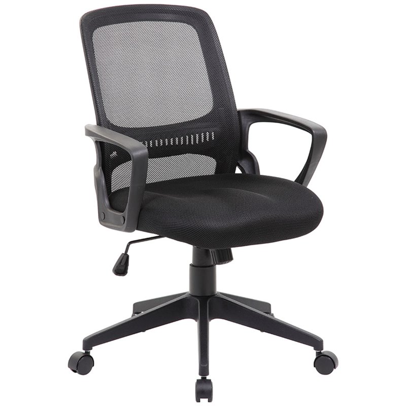UrbanPro Mesh Swivel Office Chair in Black