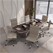 UrbanPro High Back Leatherette Executive Swivel Office Chair in Tan