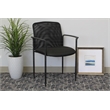 UrbanPro Mesh Guest Chair with Casters in Black