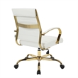 UrbanPro Modern Adjustable Leather Office Chair in White