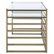 UrbanPro Glass Clear Desk Rectangular 56