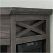 UrbanPro Modern Sturdy Wood Corner Computer/Writing Desk in Smoke Gray Oak