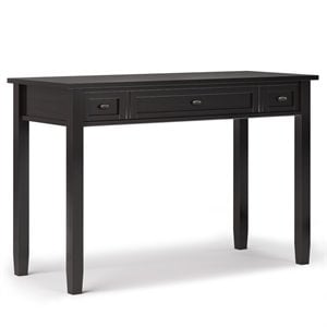 UrbanPro Wood Transitional 48&quot Writing Office Desk in Hickory Brown