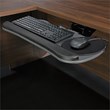 UrbanPro Traditional Slim Profile Articulating Keyboard Tray in Black