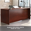 UrbanPro Modern Engineered Wood Shell and Return in Classic Cherry