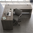 UrbanPro Contemporary Engineered Wood Adjustable Desk L/R Return in Brown