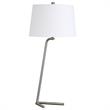 UrbanPro Mid-Century Tilted Table Lamp in Brushed Nickel
