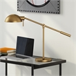 UrbanPro Table Lamp with Boom Arm in Brushed Brass