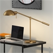 UrbanPro Table Lamp with Boom Arm in Brushed Brass