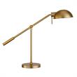 UrbanPro Table Lamp with Boom Arm in Brushed Brass