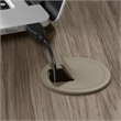 UrbanPro Modern Engineered Wood Computer Table Desk in Hickory brown