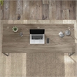 UrbanPro Modern Engineered Wood Computer Table Desk in Hickory brown