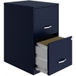 UrbanPro Metal Navy Filing Cabinet Two-Drawer 24.5