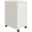 UrbanPro Metal Pearl White Mobile Filing Cabinet Vertical 18