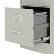 UrbanPro Metal Light Gray Filing Cabinet Vertical 4-Drawer Unassembled