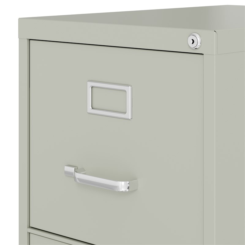 UrbanPro Metal Light Gray Filing Cabinet Vertical 4-Drawer Unassembled