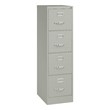 UrbanPro Metal Light Gray Filing Cabinet Vertical 4-Drawer Unassembled