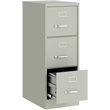 UrbanPro Metal Light Gray Filing Cabinet Vertical 3-Drawers 40.19