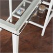 UrbanPro Glass White Desk Rectangular Sleek Minimalist 42