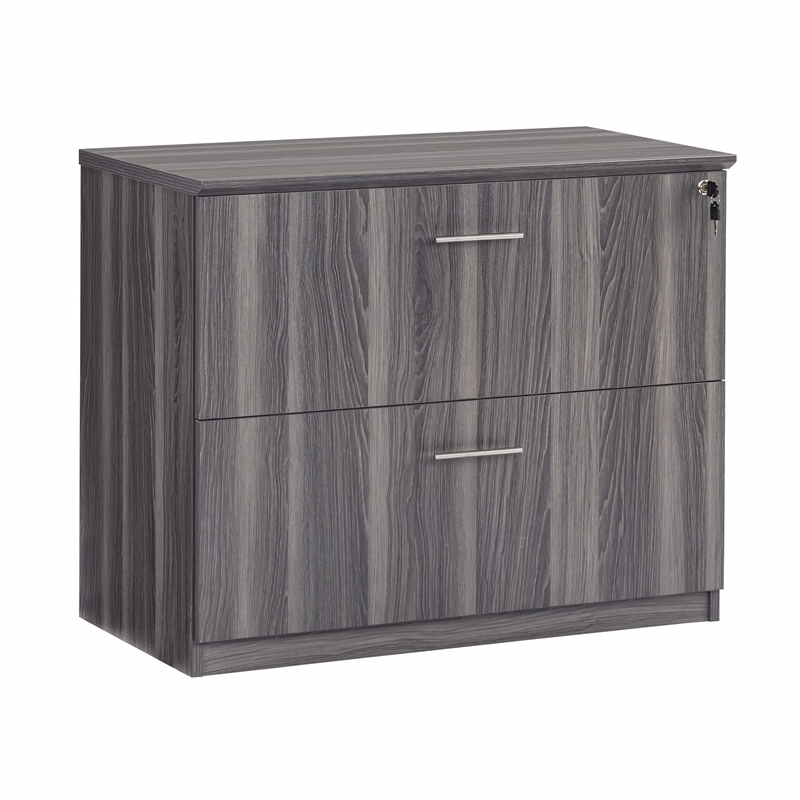 Urbanpro Contemporary Metal Lateral File (File-File) in Gray Steel