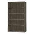 Urbanpro Contemporary Metal Bookcase (5 Shelf) in Gray Steel