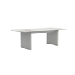 Urbanpro Modern Engineered Wood 8' Conference Table in Sea Salt White