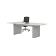 Urbanpro Modern Engineered Wood 8' Conference Table in Sea Salt White