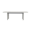 Urbanpro Modern Engineered Wood 8' Conference Table in Sea Salt White