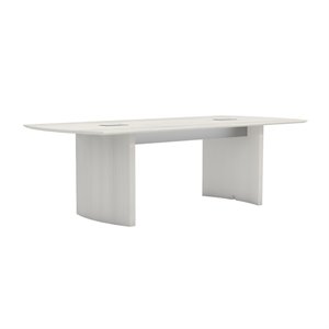 Urbanpro Modern Engineered Wood 8' Conference Table in Sea Salt White