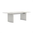 Urbanpro Modern Engineered Wood 8' Conference Table in Sea Salt White