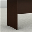 UrbanPro Boat Shaped Conference Table with Wood Base in Cherry