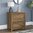 UrbanPro 2 Drawers Contemporary Wood Lateral File Cabinet in Pine