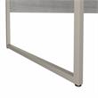 UrbanPro 72W x 30D Computer Table Desk in Platinum Gray - Engineered Wood