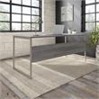 UrbanPro 72W x 30D Computer Table Desk in Platinum Gray - Engineered Wood