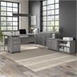 UrbanPro 72W x 30D Computer Table Desk in Platinum Gray - Engineered Wood