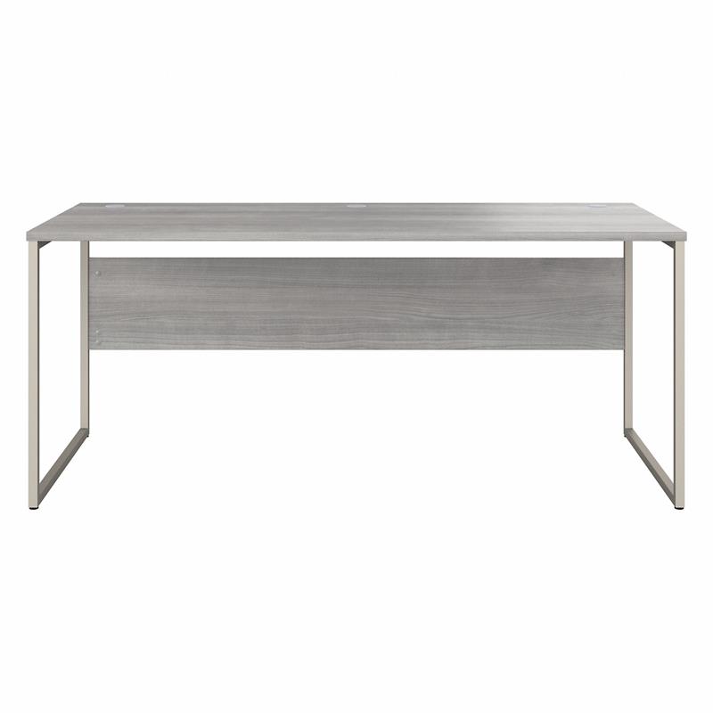 UrbanPro 72W x 30D Computer Table Desk in Platinum Gray - Engineered Wood