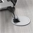 UrbanPro 72W x 30D Computer Table Desk in Platinum Gray - Engineered Wood