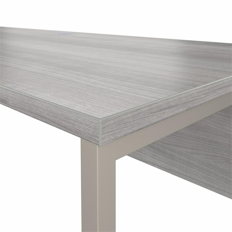 UrbanPro 72W x 30D Computer Table Desk in Platinum Gray - Engineered Wood