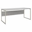 UrbanPro 72W x 30D Computer Table Desk in Platinum Gray - Engineered Wood