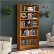 UrbanPro Tall 5 Shelf Bookcase in Natural Cherry - Engineered Wood