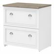 UrbanPro Engineered Wood White and Gray File Cabinet Rectangular 30W x 20D x 30H Unassembled